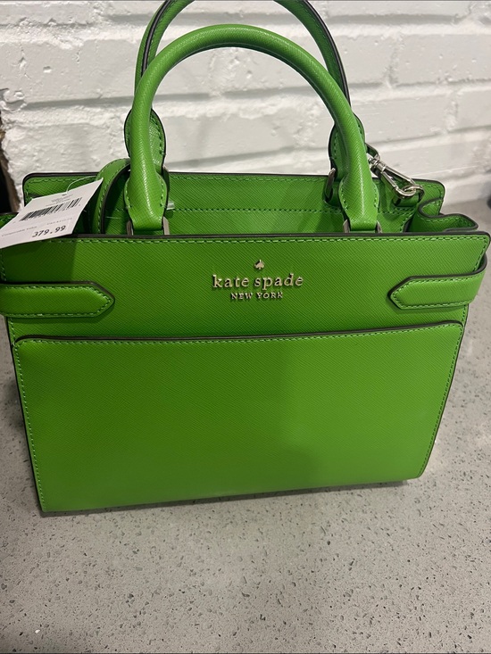 kate spade Handbags - kate spade Bright Green Leather Top-Handle Satchel